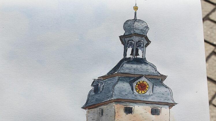 Der Stadtturm von Monika Lippert Foto: Matthias Einwag