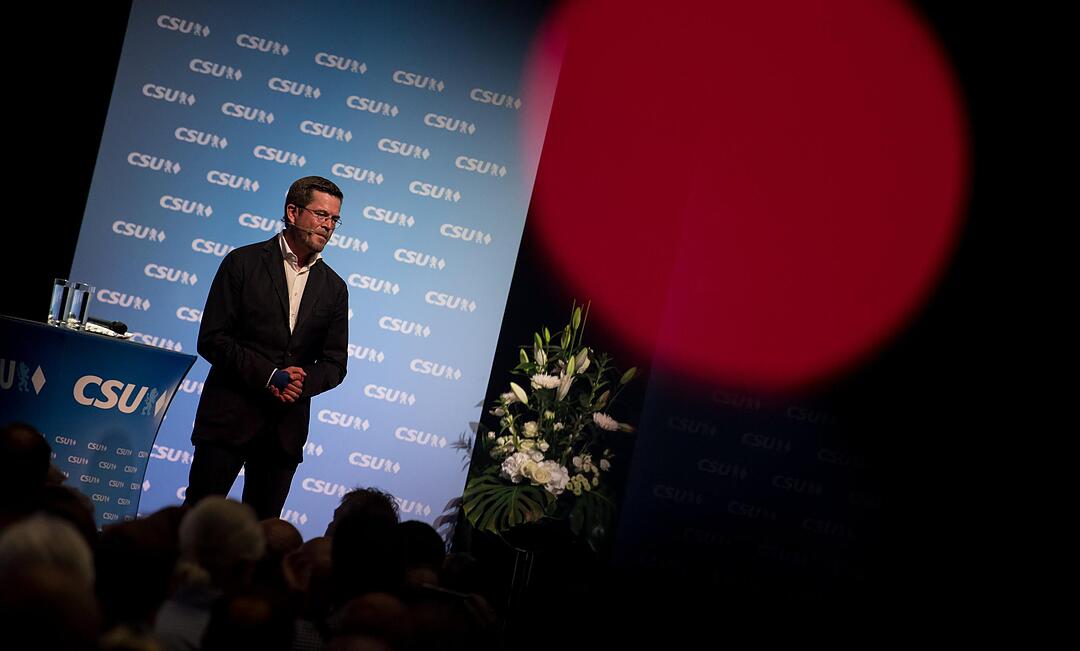Wahlkampf der CSU - Karl-Theodor zu Guttenberg in Kulmbach