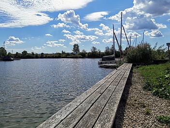 Altmühlsee im mittelfränkischen Landkreis Weißenburg-Gunzenhausen