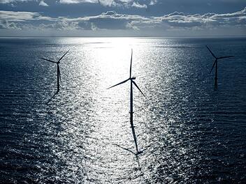 Windkraft auf See