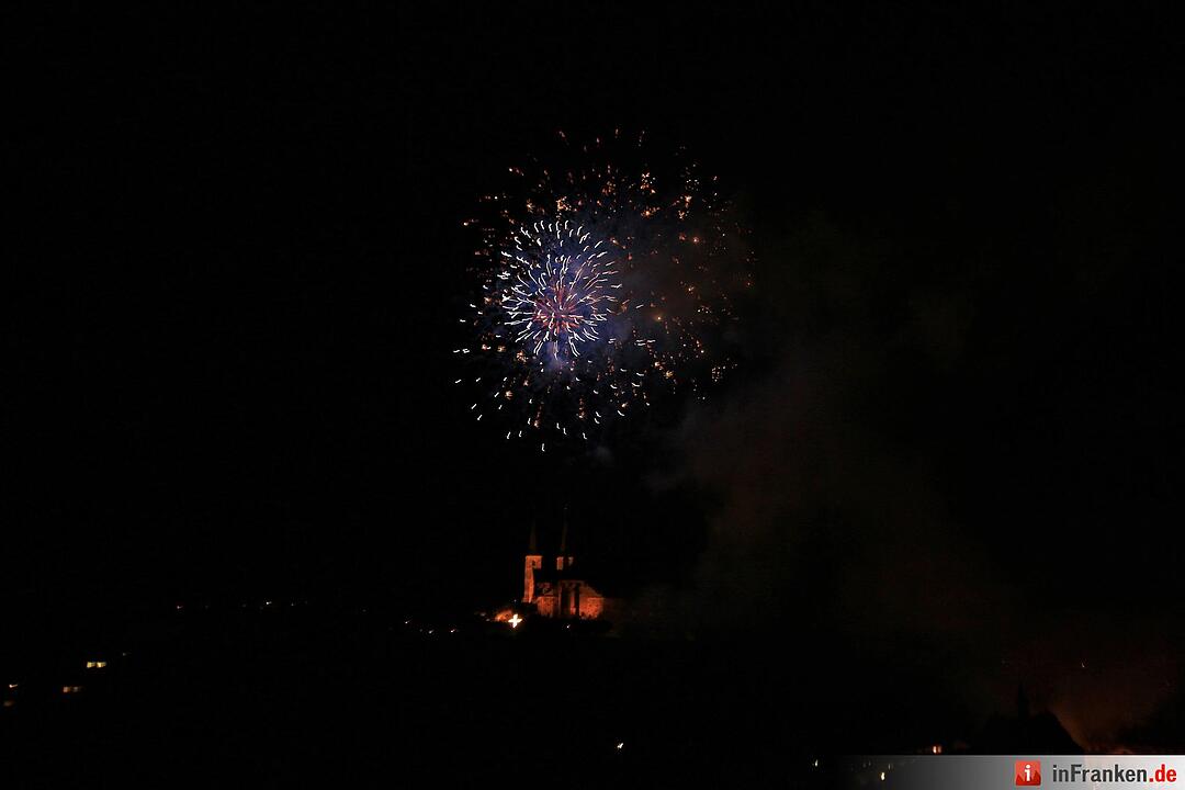 Sandkerwa-Feuerwerk in Bamberg