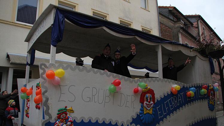 Faschingszug in Bad Brückenau 2016 Foto: Ulrike Müller
