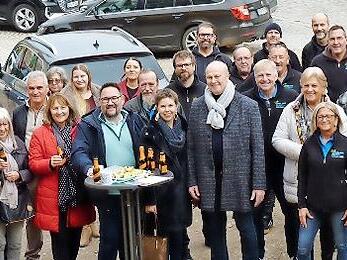 Zahlreiche Gratulanten erschienen zu Gerald Brehms letztem Geburtstag als Bürgermeister.