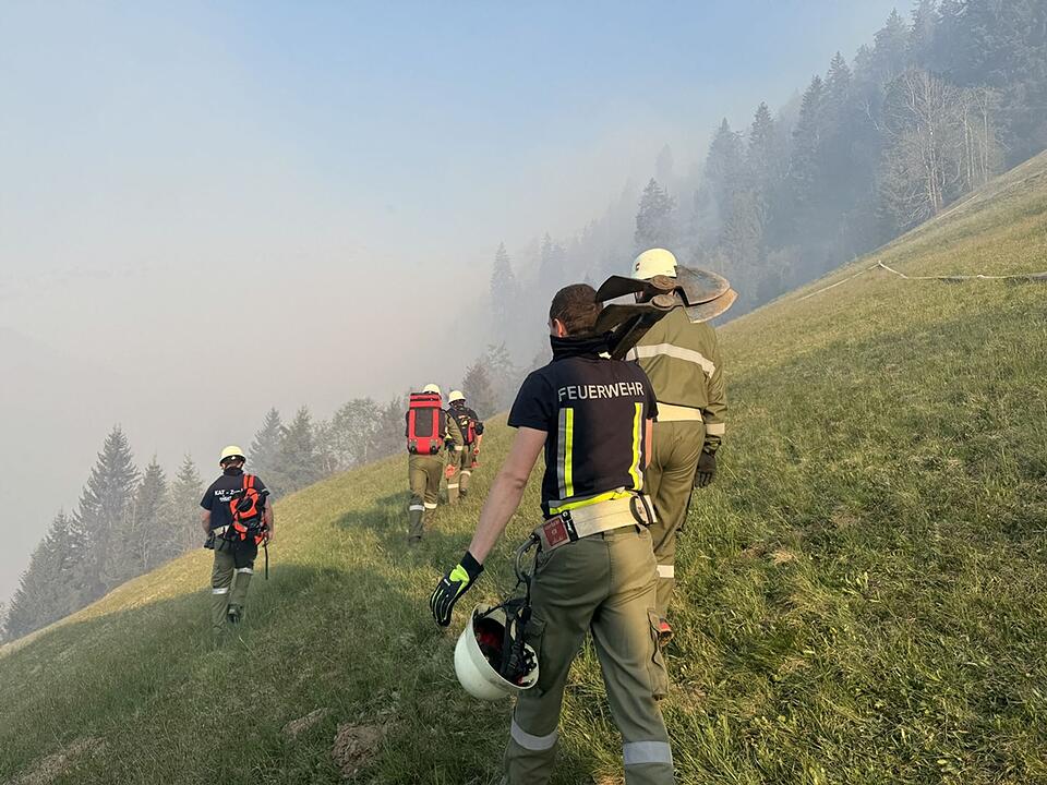 Waldbrand im K&auml;rntner Lesachtal