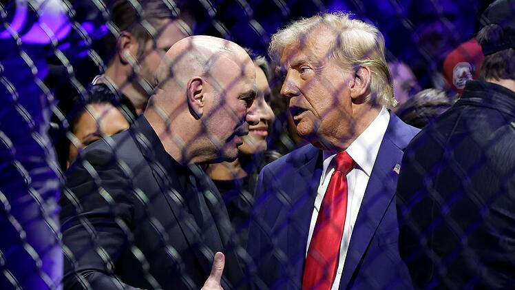 Donald Trump bei UFC-Kampf