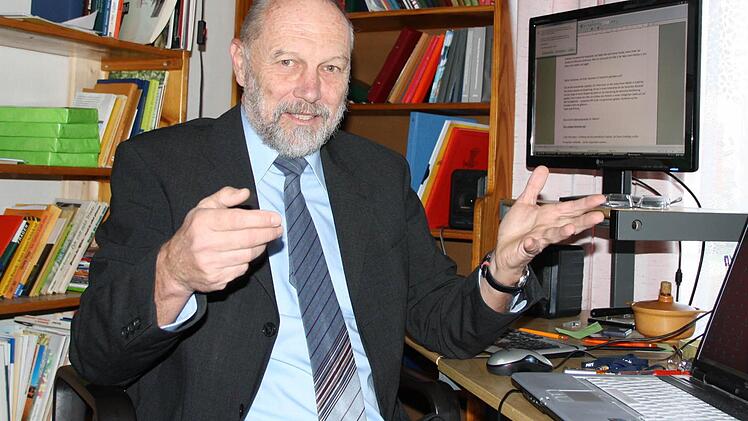 Dr. Klaus Eckert spricht mit der Saale-Zeitung über die Berufung zum Dienst in der Kirche. Fotos: Ralf Ruppert