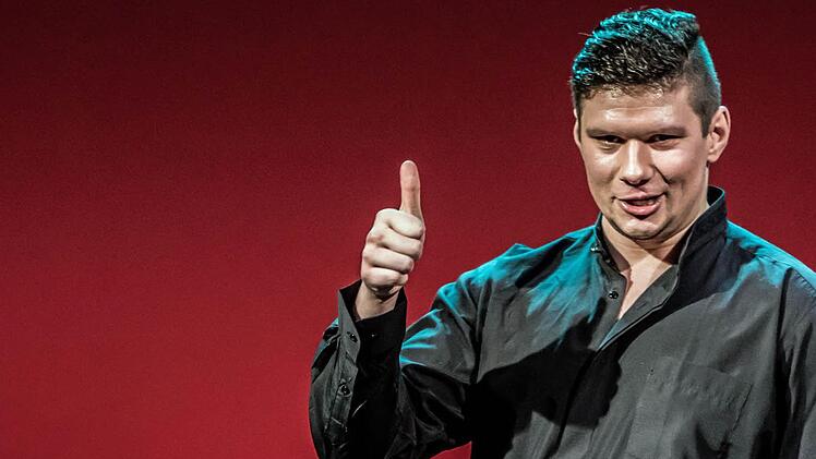 Jiri Rajnis bei seinem Auftritt in der ReithalleFoto: Jochen Berger