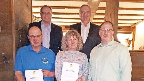 Udo Kauppert, Norbert Groß, Stefanie Trammer, Michael Bayer, und Stefan Herold (von links)