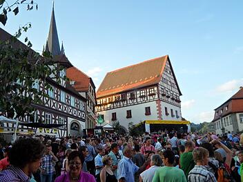 Das Altstadt-Weinfest in Zeil erfreut sich größter Beliebtheit.