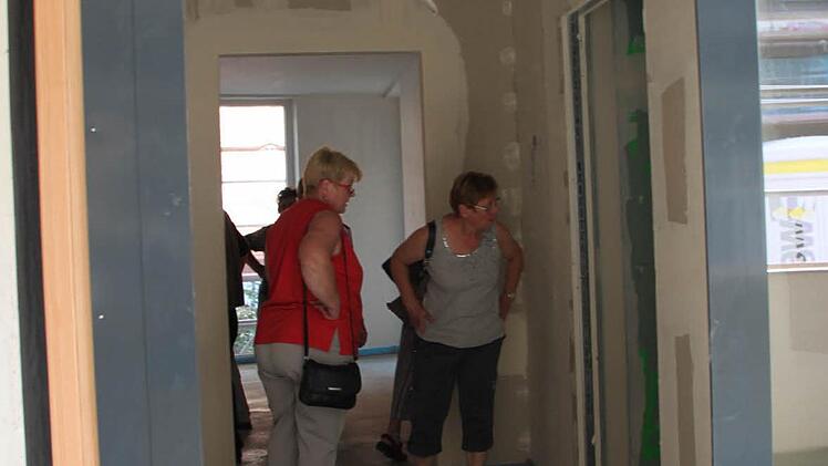 Rundgang durch Haus Waldenfels in Bad Brückenau im August 2015 Foto: Ulrike Müller