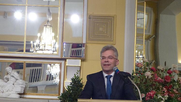 Festredner Alexander Büchel vom Bayerischen Genossenschaftsverband Foto: Pauline Lindner