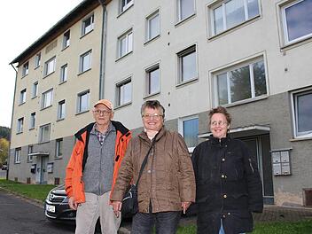 Ein Großteil der Bewohner des Berliner Platzes zog im Jahr 2018 in andere Wohnungen der Baugenossenschaft um. In diesem Jahr ist der Wohnblock schließlich verkauft worden. Archiv/Julia Raab