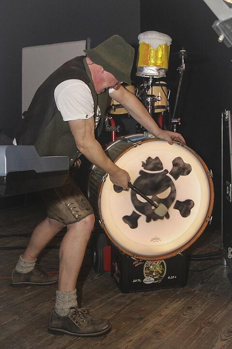 Es spielte die Band "Stoapfälzer-Spitzbuam".