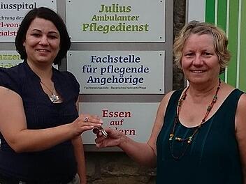 Monika Dürr (rechts) ist die Nachfolgerin von Sonja Scholz (links) als Angehörigenberaterin. Foto: privat