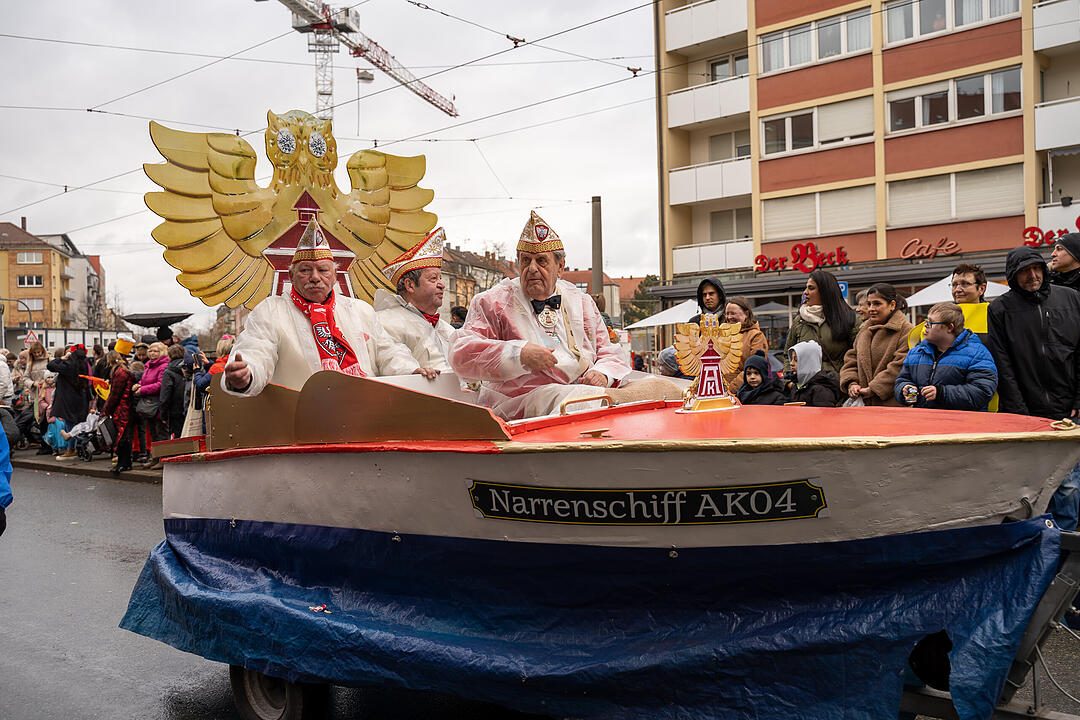 Der traditionelle Umzug zog ca. 70.000 Faschingsfreunde an.
