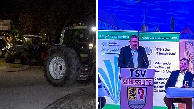 Scheßlitz: Bauern stören Rede - SPD-Politiker verlässt Saal unter Hupkonzert