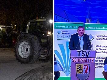 Scheßlitz: Bauern stören Rede - SPD-Politiker verlässt Saal unter Hupkonzert