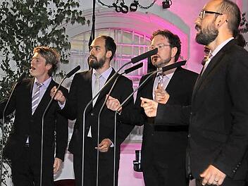 Das Ensemble "Viva Voce" verzauberte sein Publikum in der Basilika Marienweiher. Foto: Sonja Adam