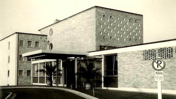 So sah das Haßfurter Krankenhaus vor 60 Jahren aus.Archiv Krankenhaus