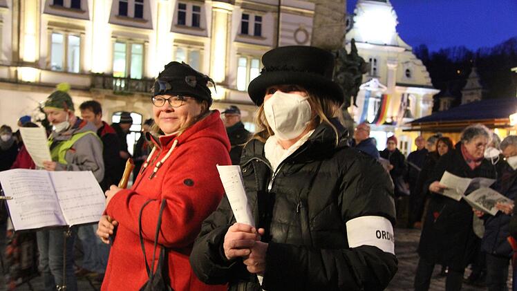 Dagmar Keis-Lechner fungierte bei den Anti-Corona-Aktionen als Ordnerin.