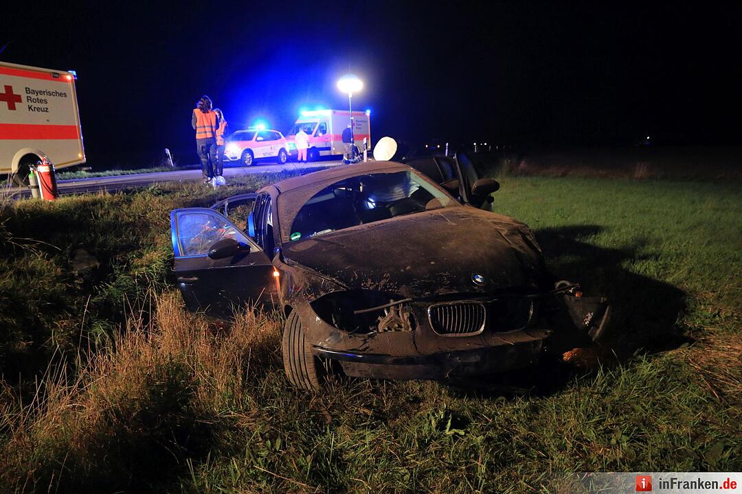 Unfall mit vier Verletzten bei Ebensfeld