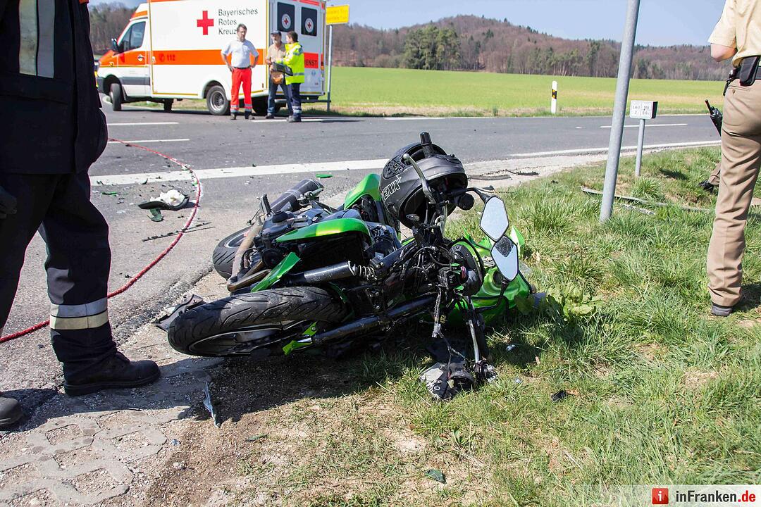 Schwerer Motorradunfall bei Hetzendorf