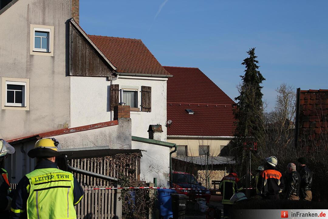 Gasexplosion in einem Wohnhaus