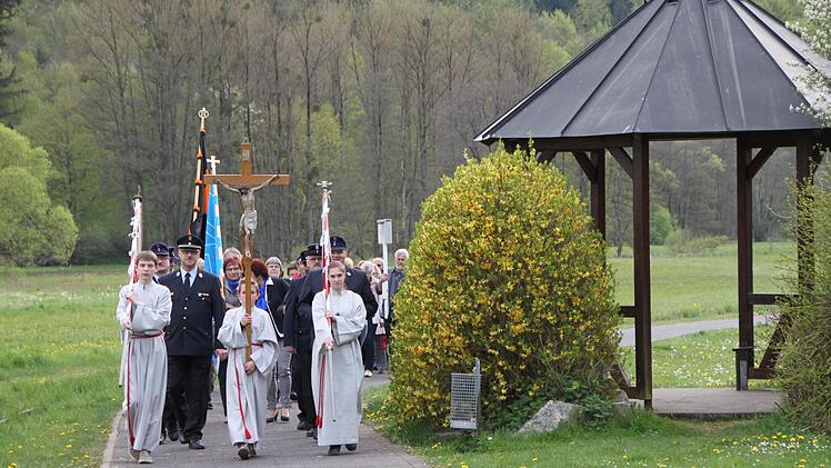 Bad Brückenau: Prozession zu Ehren des Stadtpatrons St. Georg. Foto: Ulrike Müller
