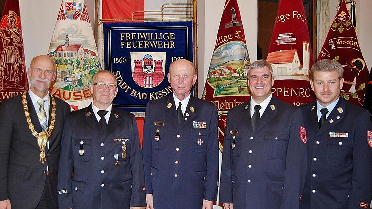 Drei Mann nahmen Abschied vom aktiven Dienst. Foto: Sigismund von Dobschütz
