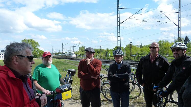Fahrradtour zum Bahnausbau in Bamberg am 10. Mai 2019. Foto: Julian Megerle