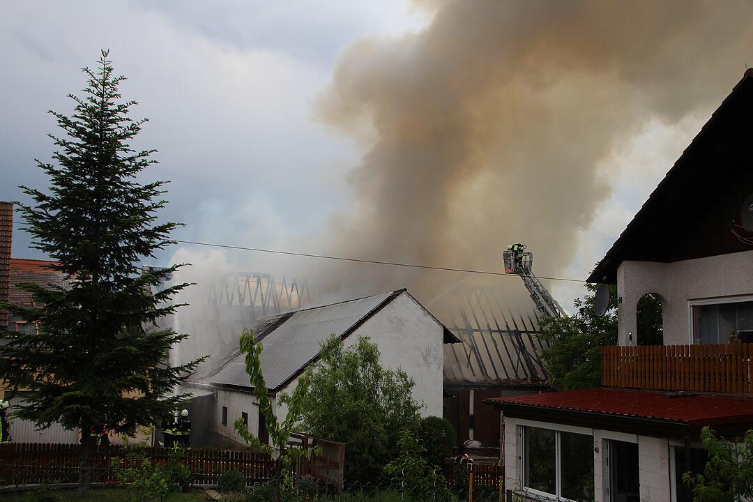 Großbrand im Kreis Erlangen-Höchstadt