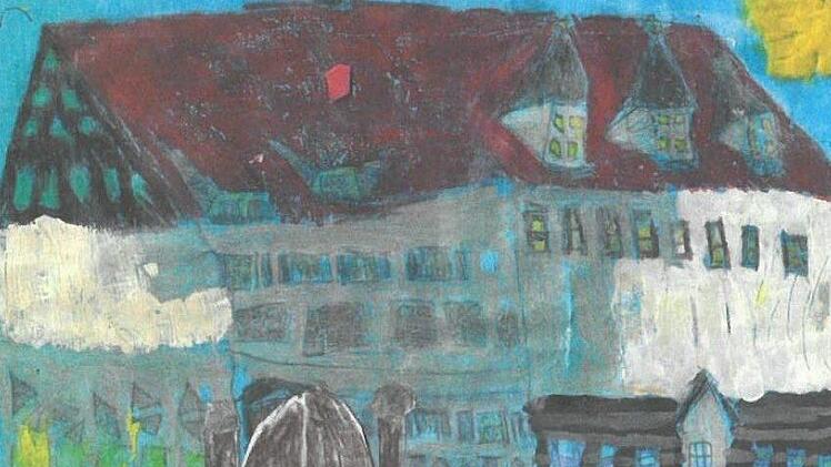 "Rathaus" von Mariella Götze (10 Jahre, Klasse 4b, Grundschule Süd)