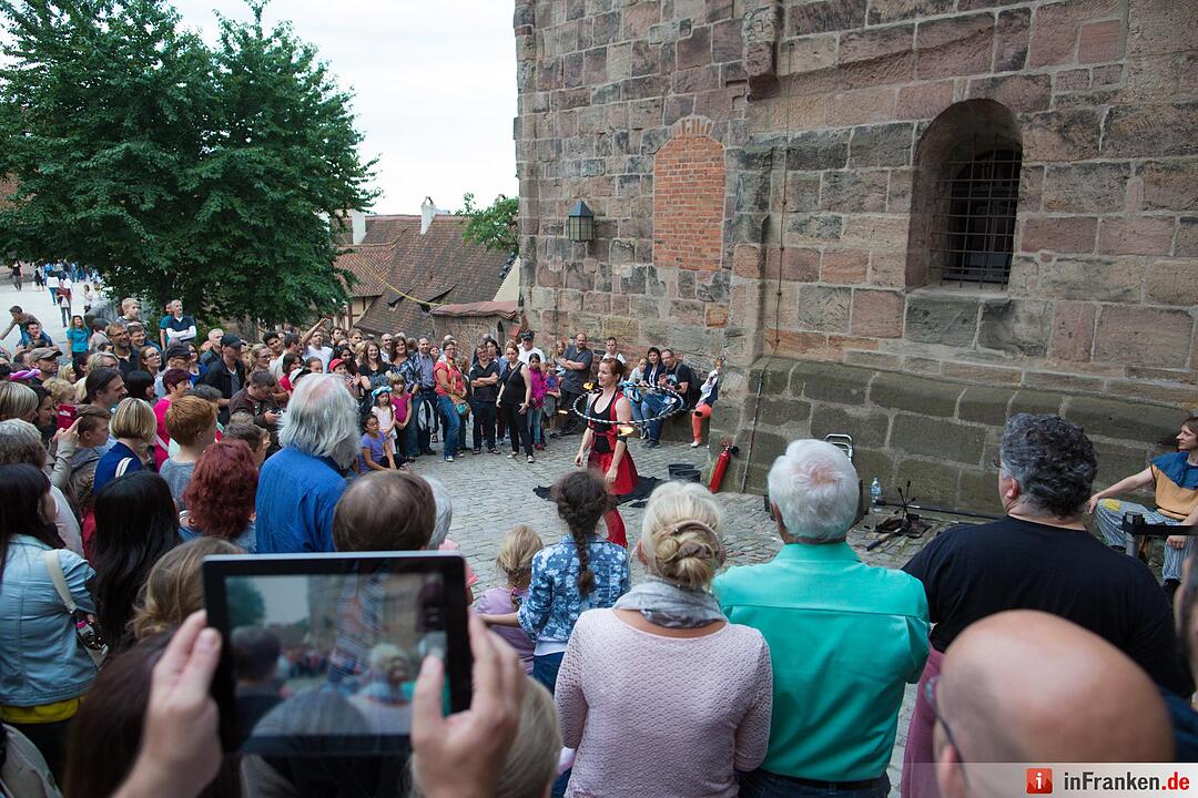 Burgfest auf der Kaiserburg in Nürnberg
