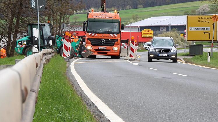 Im Ebrachgrund bei Mühlhausen haben die Arbeiten an den drei Brücken begonnen. Fotos: Christian Bauriedel