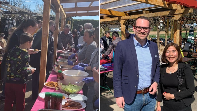 Schwabach: Mit 80 Gästen mehr als geplant: Kostenloses Essen für 180 Ukrainer