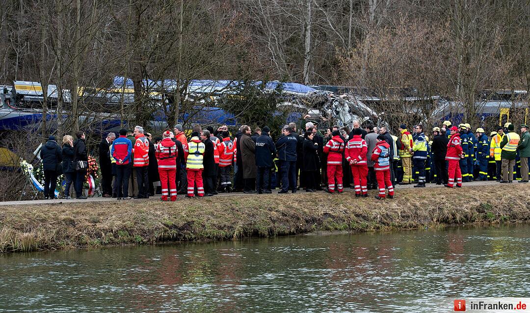 Nach dem Zugunfall in Oberbayern