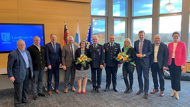 Landkreis Hof: Reiner Hoffmann als Kreisbrandrat verabschiedet - wer das Ehrenamt nun inne hat