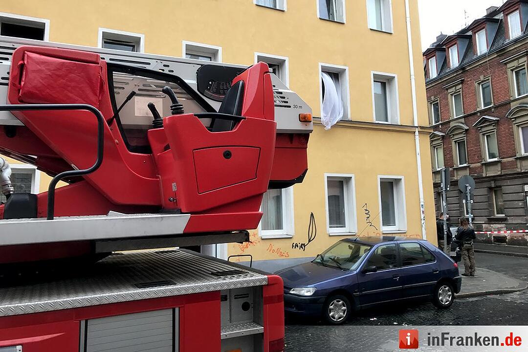 Feuer in Gostenhof: Sechs Menschen  verletzt