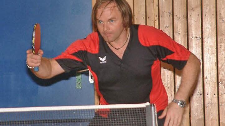 Martin Geißler von der TS Kronach II gewann beim deutlichen 9:4-Auswärtserfolg in Hof-Moschendorf seine beiden Einzel. Foto: Hans Franz