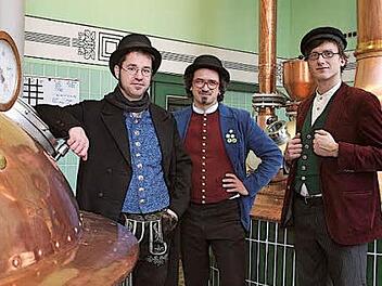 Die Weltpremiere von "Bier gewinnt!" findet am 10. M&auml;rz statt. Mit dabei sind Res Richter, David Saam und Christoph Lambertz. Zur Feier des Tages wird dazu das Osterfestm&auml;rzen aus der gl&auml;sernen Museumsbrauerei des bayerischen Brauereimuseums angezapft. Foto: Brauereimuseum
