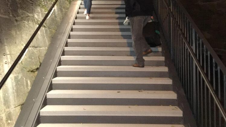 Gräfenberg hat angefangen, desolate Treppen zu sanieren. Zwischen Jägersberg und Michelsberg ist die erste schon wieder in gutem Zustand.Symbolfoto: Archiv