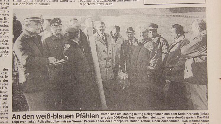 Zeitungsausschnitt von 1989