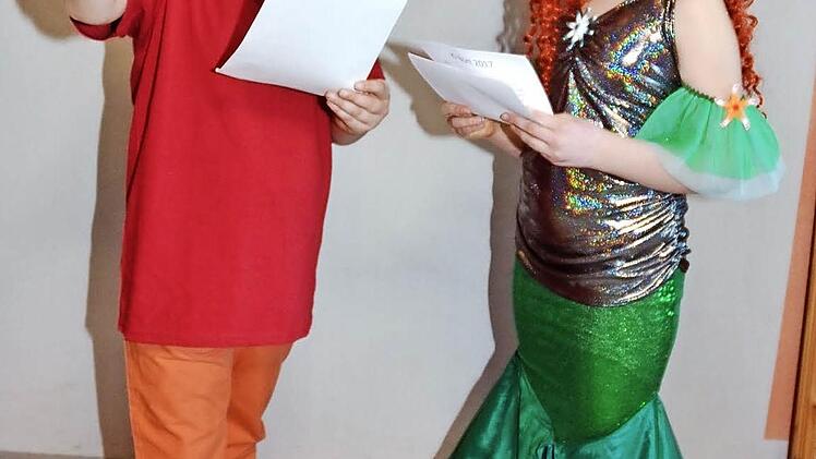 "Arielle" und "Sebastian" in ihrem Element Foto: eh