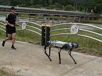 Vierbeiniger Roboter "RAIBO2" in S&uuml;dkorea
