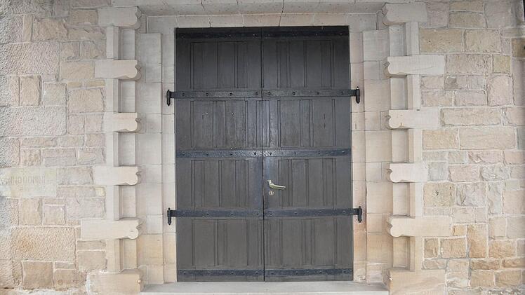 Der Eingang der Breitbrunner Kirche. Foto: Ronald Rinklef