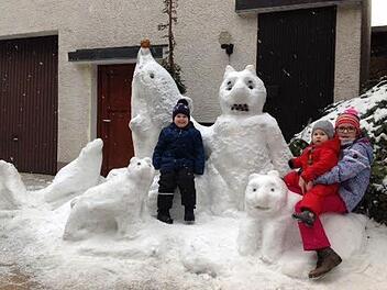 Schnee - es kommt immer darauf an, was man daraus macht. Foto: privat