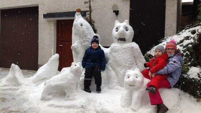 Schnee - es kommt immer darauf an, was man daraus macht. Foto: privat