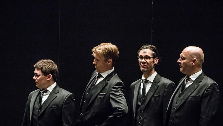 Vielseitig und brillant: Das Vokalquintett "Amarcord" aus Leipzig begeisterte vor zahlreichen Zuhörern in Coburg.Foto: Jochen Berger
