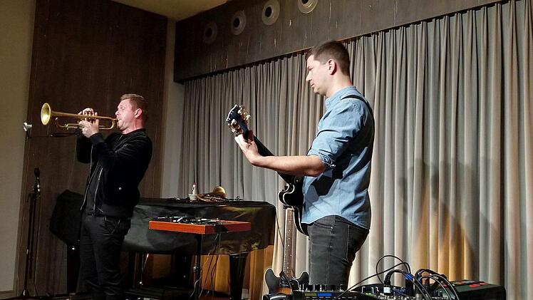 Nils Wülker und Arne Jansen (rechts) gastierten in Coburg.Foto: Jochen Berger