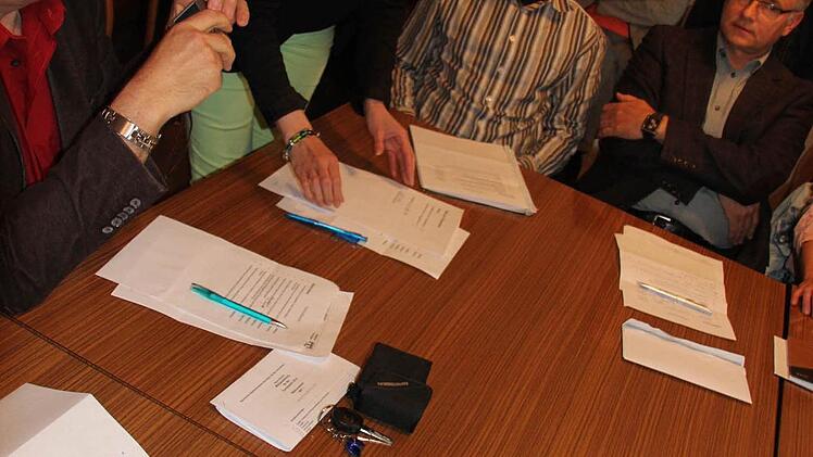 ... und beim Unterzeichnen der Einverständniserklärung